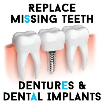 Saxonburg dentist, Dr. Roger Sepich at Saxonburg Dental Care, tells patients about the benefits of replacing missing teeth with dentures and dental implants.